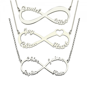 Personalized Infinity Symbol Name Necklace