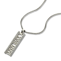 roman numeral necklace