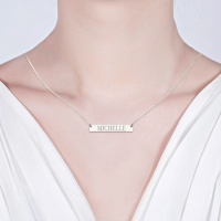 bar necklace