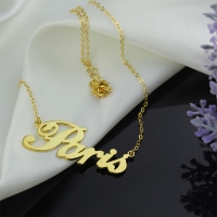 Gold Name Tags Jewelry