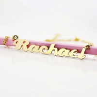 Puff Name Necklace